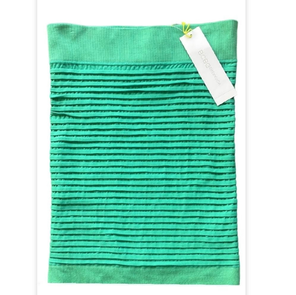 2/$20 BCBGeneration green bandage mini skirt pleated